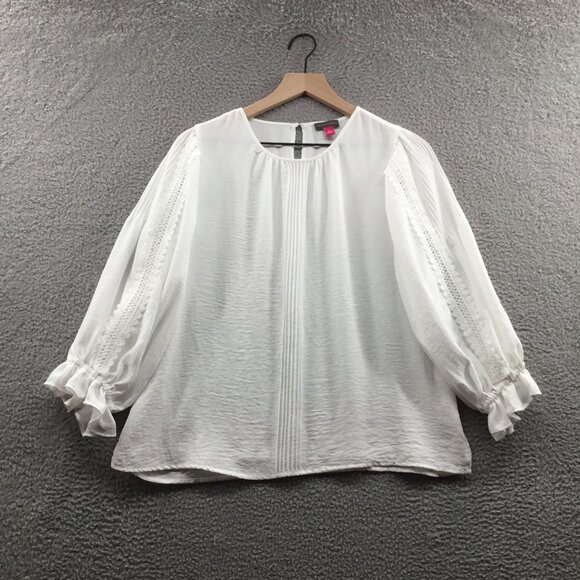 Vince Camuto Tops - Vince Camuto Long Sleeve Blouse Ivory S‎